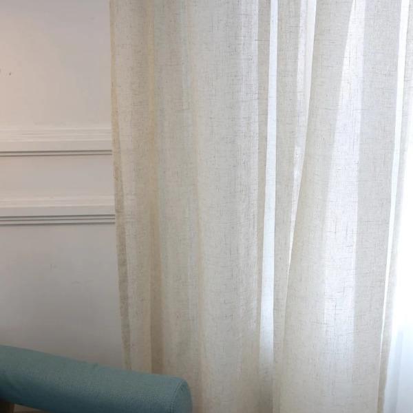 Ally tailor made faux linen curtains, transparent tulle, tull vorhange, custom made curtains, Gardinen nach Maß