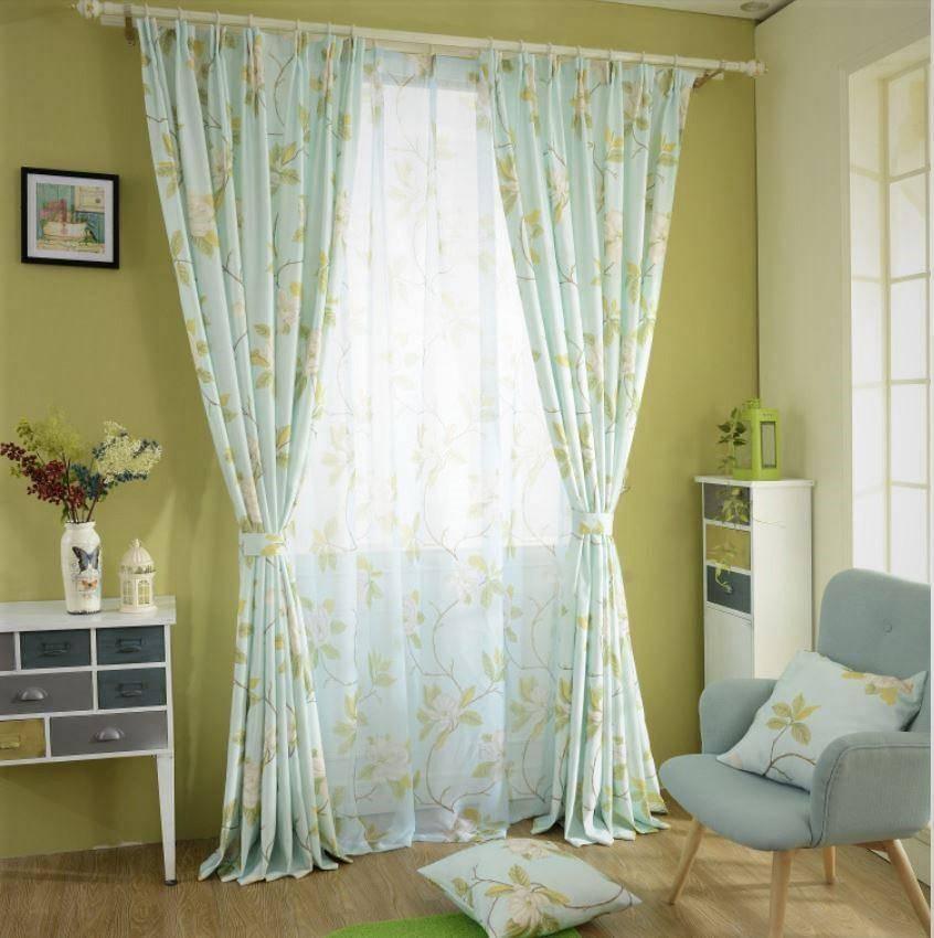Elenta blue color curtains, custom made curtains, online curtain shop, Gardinen nach Maß