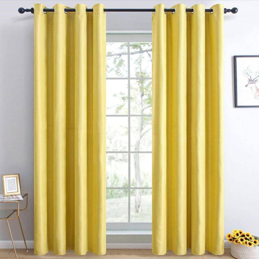Natae yellow color curtains, custom made curtains, online curtain shop, curtains Europe, Gardinen nach Maß, nach Maß Vorhänge