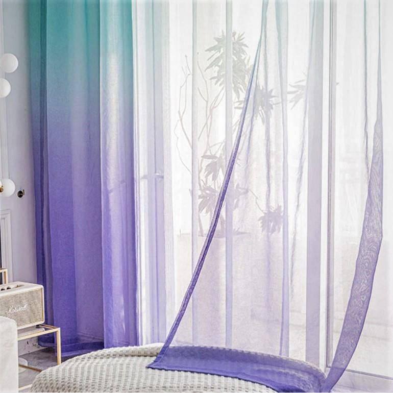 Nismar custom made curtain, sheer curtains, gradient curtain, online curtain shop, curtains Europe, Gardinen nach Maß